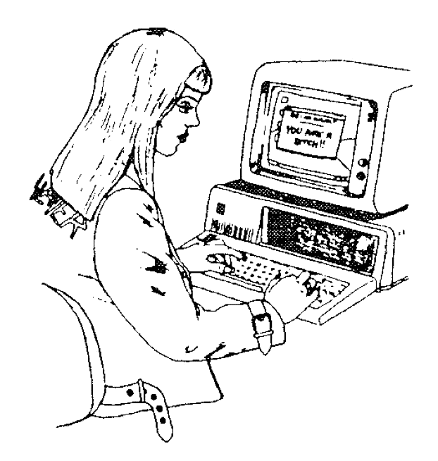 girl on the computer